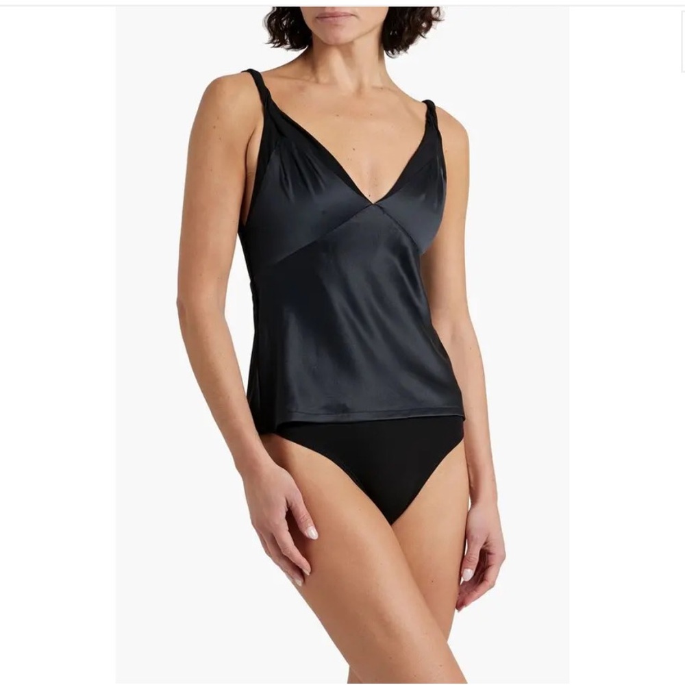 Nwt ~ RTA Livia Silk Satin Stretch Bodysuit size Small